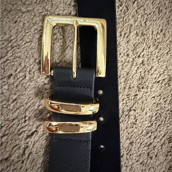 BelowBlack Belt with Gold Chain Detail main image 4